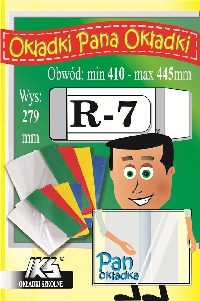 Okładka na książki regulowana R7, 25 sztuk