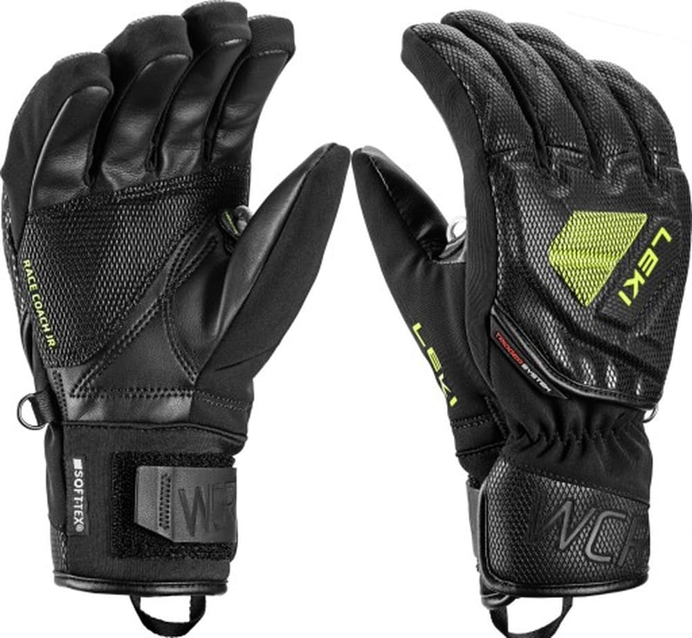 Rękawice narciarskie Leki WCR Coach 3D Mitt lemon rozmiar 9.5