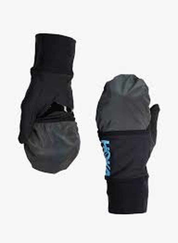 Rękawiczki polarowe Hoka ColdSnap Fleece Gloves - czarne, rozmiar S