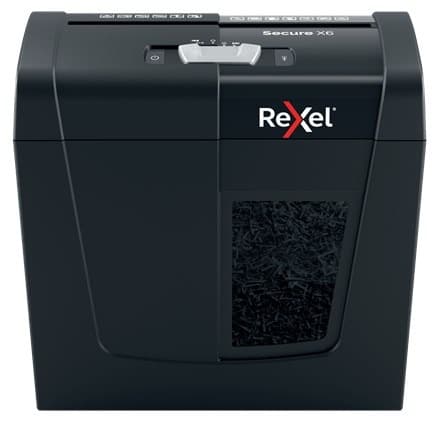 Niszczarka Rexel Secure X6 P-4 do 6 kartek, 10 l