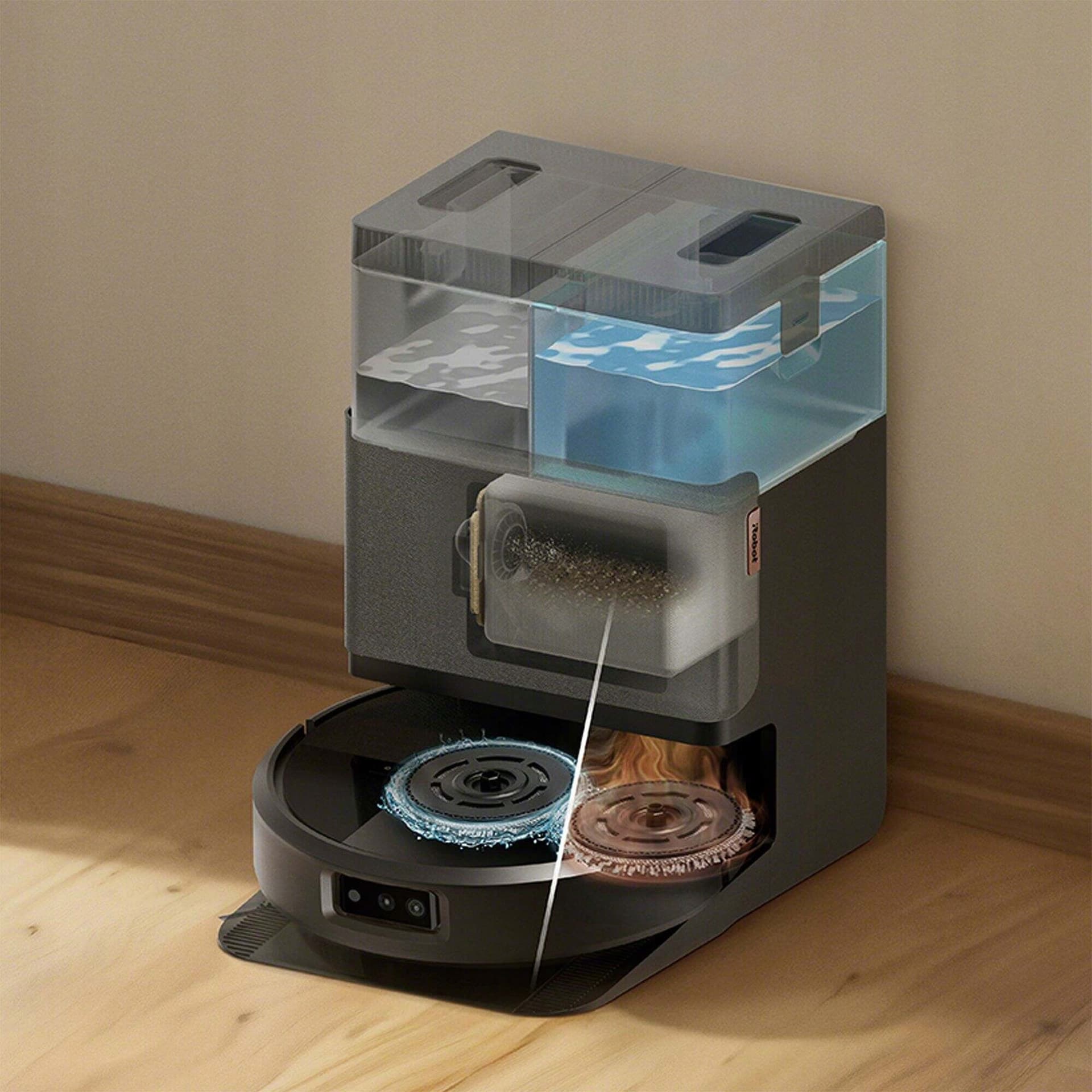 Robot sprzątający iRobot Roomba Combo 505 do czyszczenia podłóg (czarny)