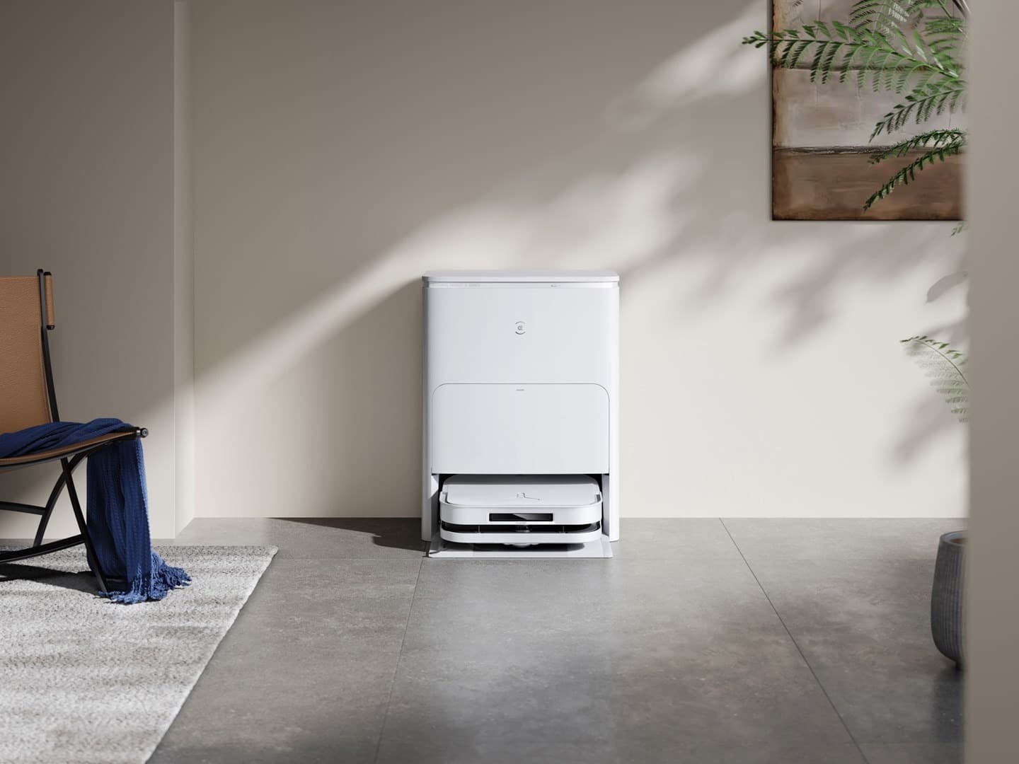 Robot sprzątający Ecovacs Deebot z funkcją mopowania i stacją OMNI