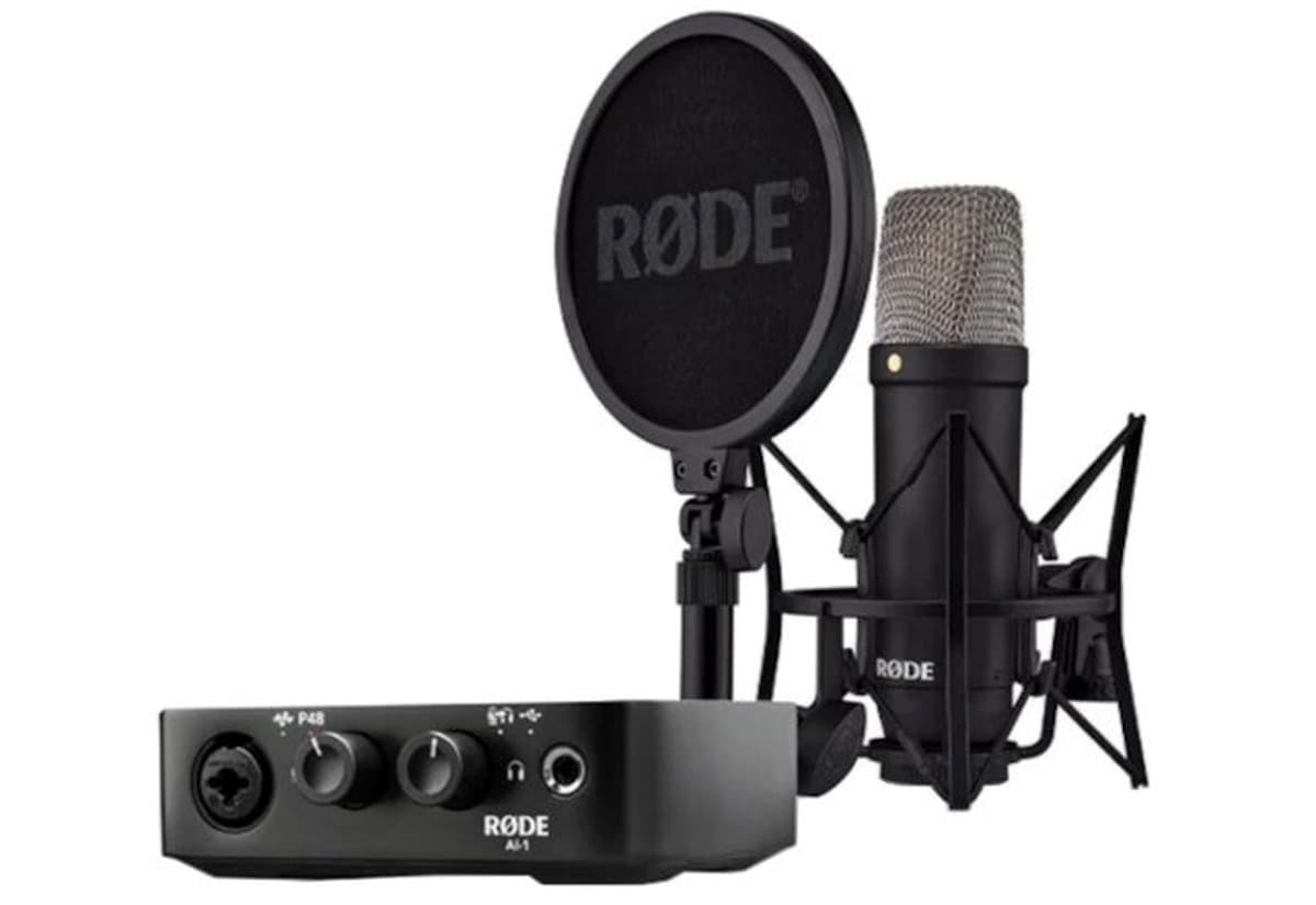 RODE NT1 Signature Black + AI-1 Studio Kit MK2 - kompletny zestaw studyjny