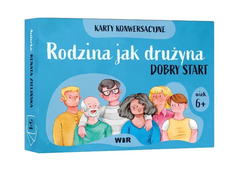 Rodzina jak drużyna Dobry start Karty konwersacyjne dla dzieci 6+