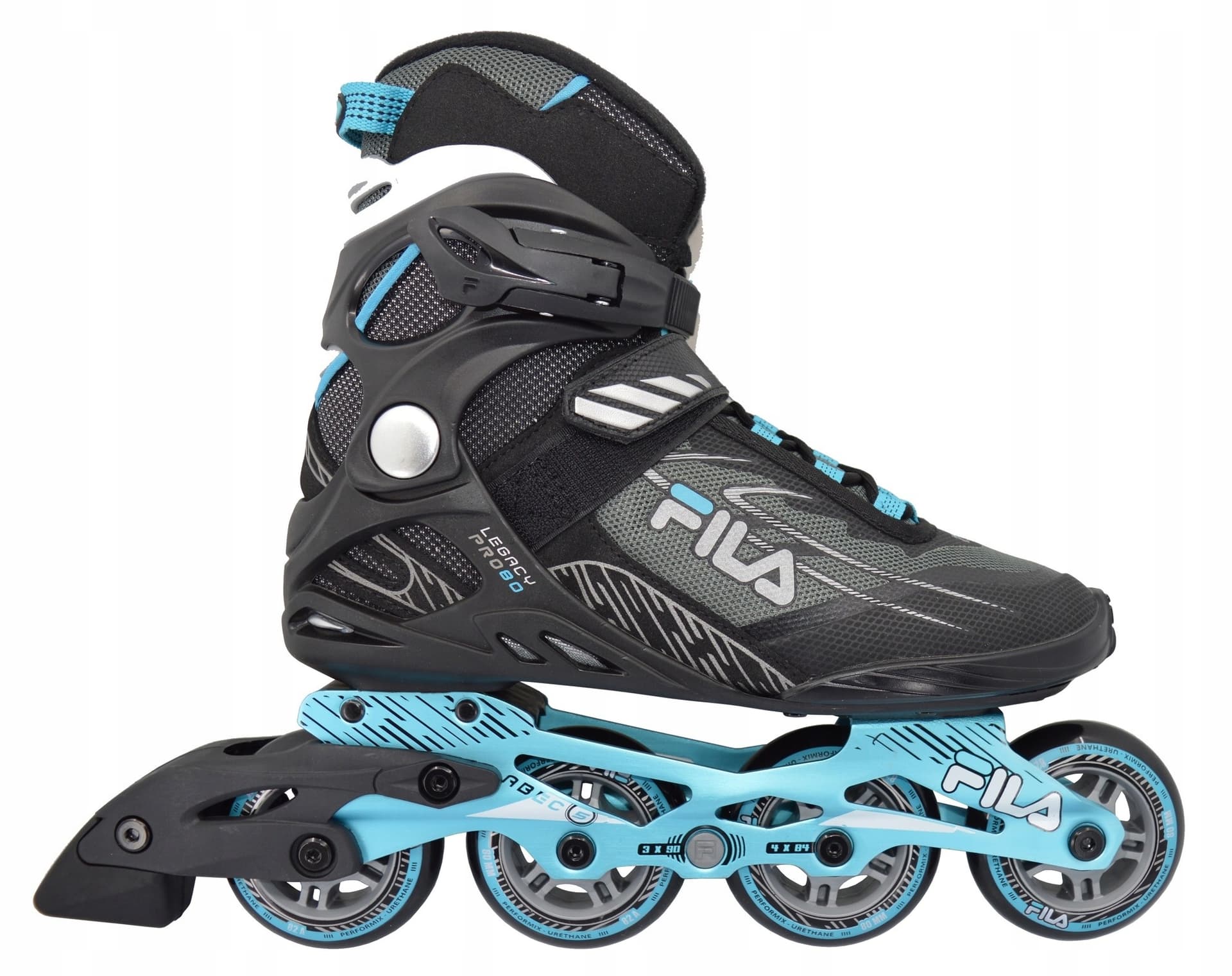 Rolki Fila Legacy Pro 80 Lady czarno-niebieskie rozmiar 38