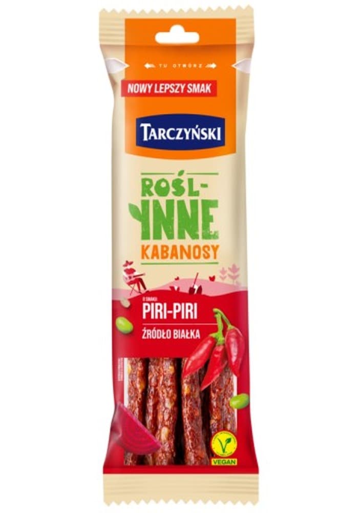 Roślinne kabanosy Piri-Piri Tarczyński 90 g