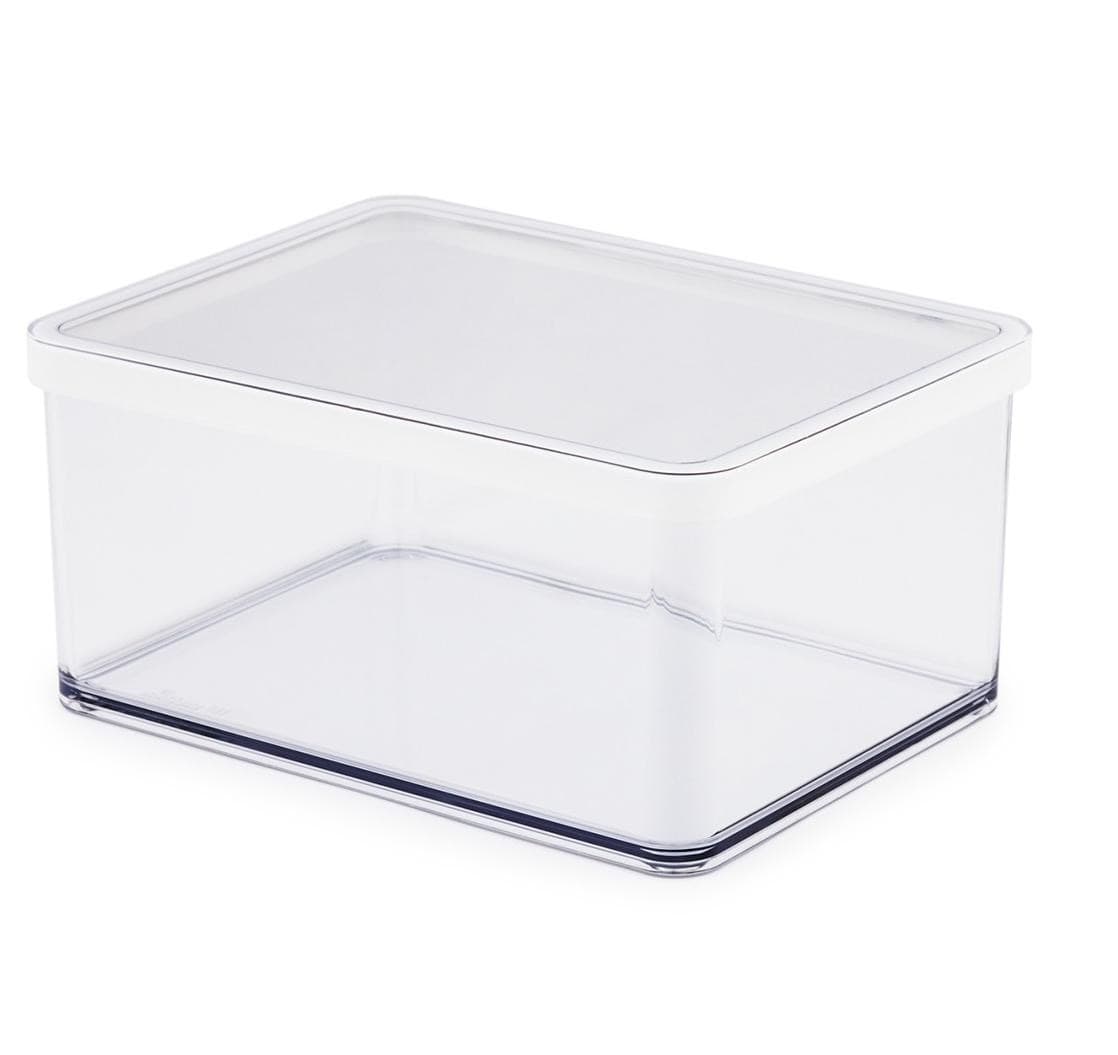 Rotho Pojemnik na przysmaki Loft transparentny biały 2.25L