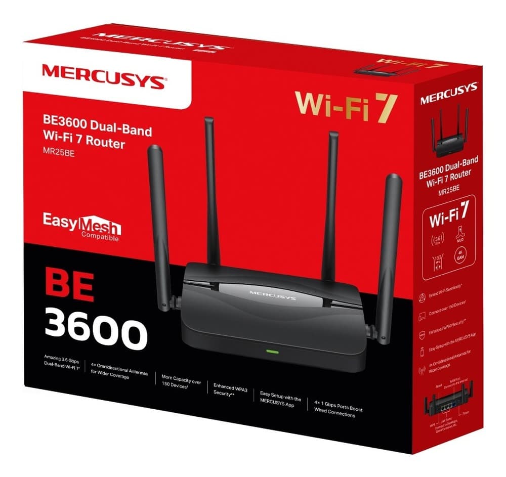 Mercusys Router bezprzewodowy MR25BE Wi-Fi 7