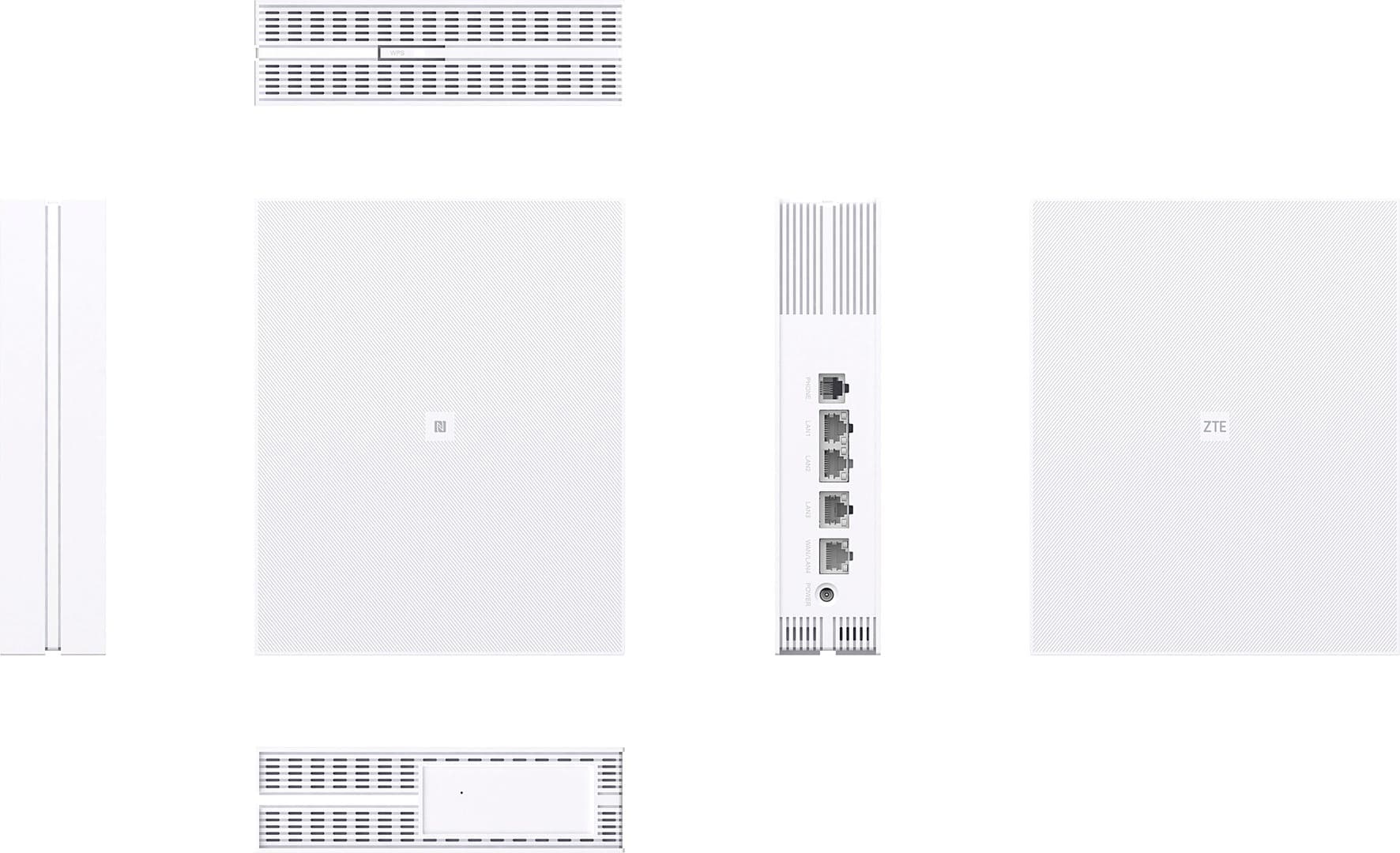 Router bezprzewodowy ZTE T5400 AX5400 Dual Band