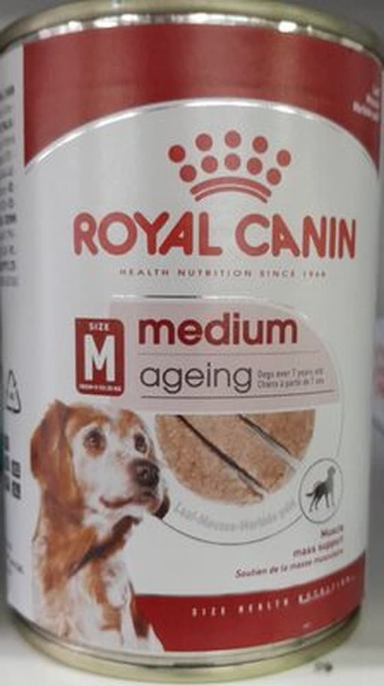 Royal Canin SHN Medium Ageing Loaf Can - karma mokra dla psów ras średnich - 410g