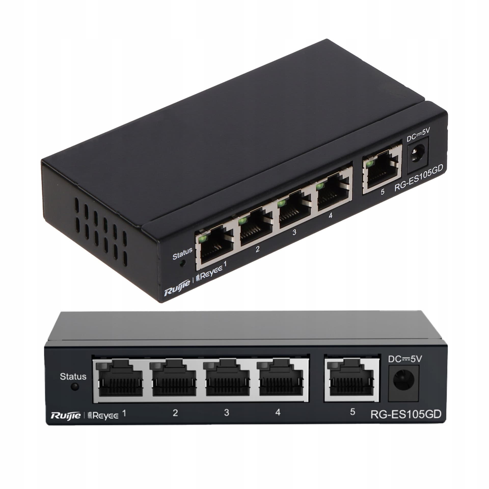 Ruijie Reyee RG-ES105GD - Switch 5x RJ45 1000Mb/s, niezarządzalny, desktop