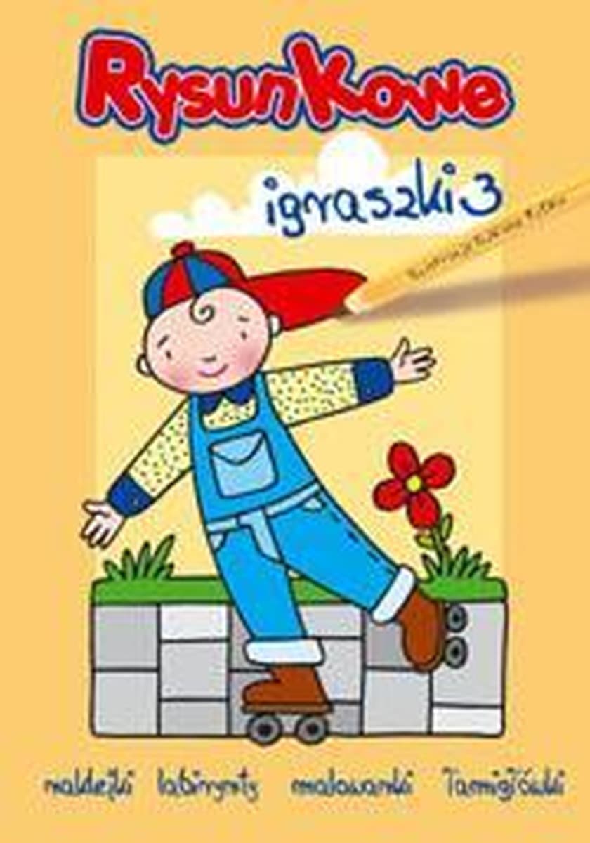 Rysunkowe igraszki 3 Skrzat książeczka edukacyjna dla dzieci