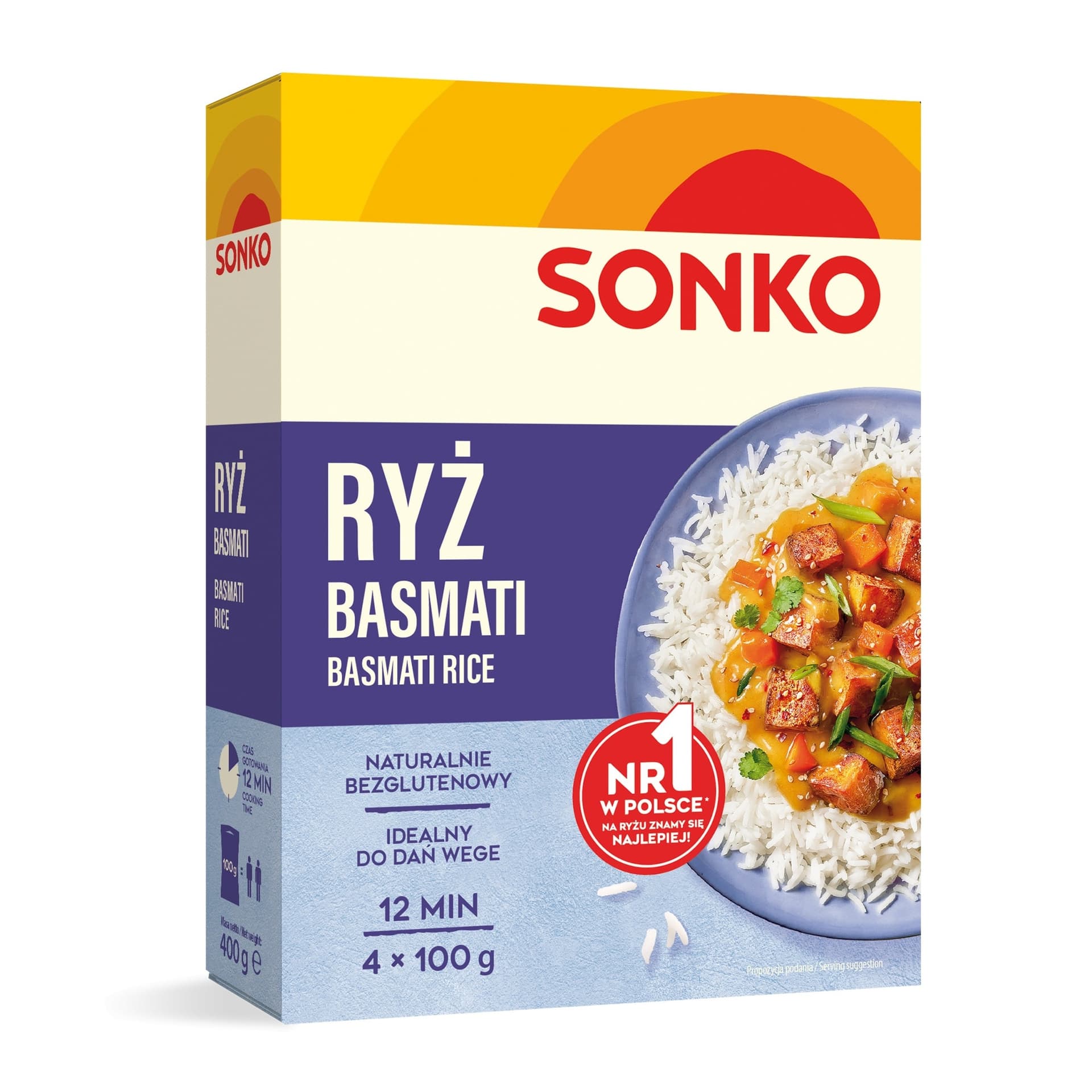 Sonko Ryż Basmati 4 x 100 g