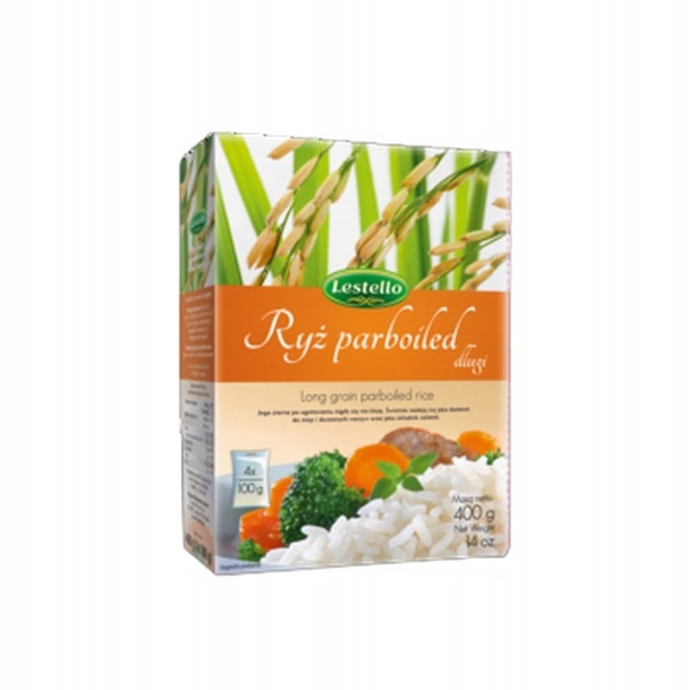 Lestello Ryż parboiled długi 4x100 g