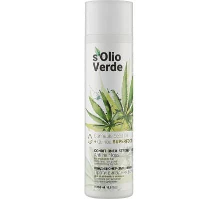 S'olio Verde Odżywka Cannabis Speed Oil - Przeciw wypadaniu włosów, 250ml