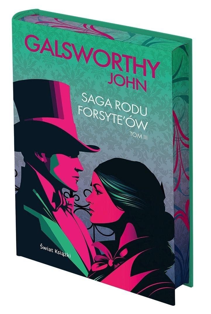 Saga rodu Forsyte'ów Tom 3 John Galsworthy z barwionymi brzegami