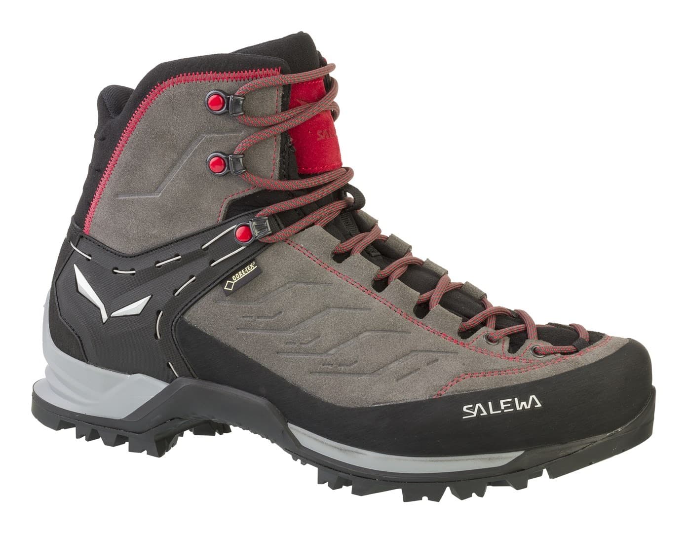 Salewa Buty górskie MTN Trainer Mid GTX Męskie Ciemnoszary Szary Czerwony