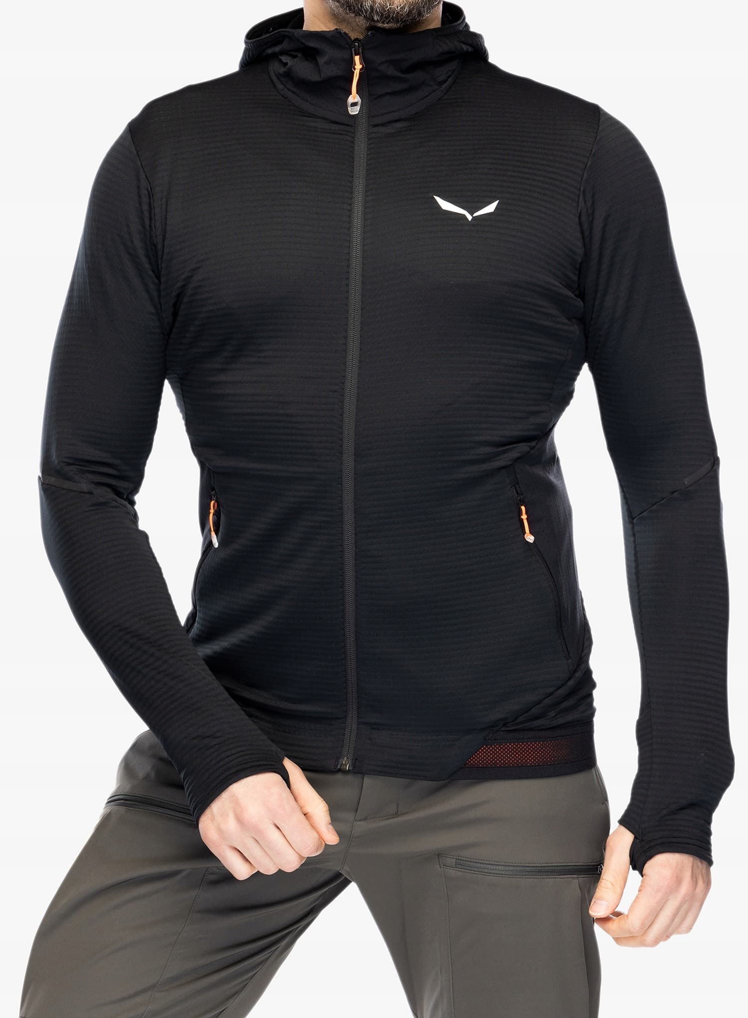 Salewa Pedroc PL Hooded Jacket - bluza z kapturem, czarna, rozmiar S