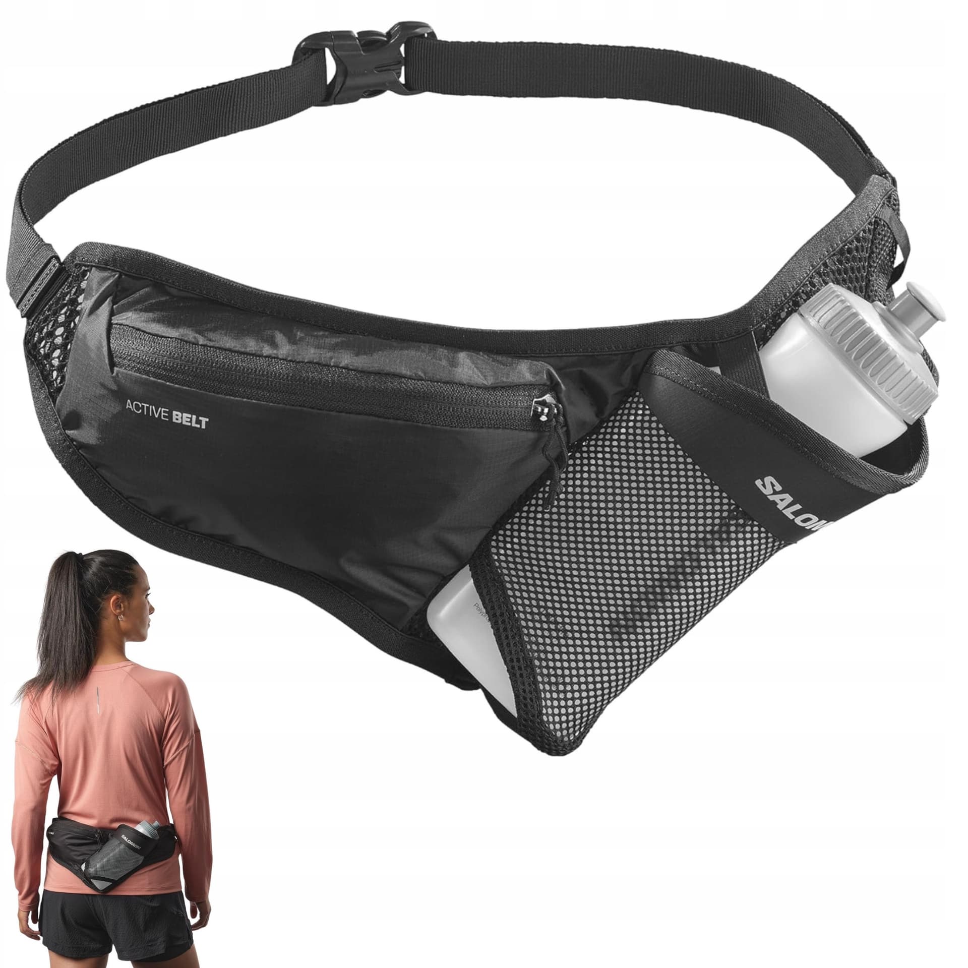 Salomon Cross Belt 2 Bottles - pas biegowy z bidonami
