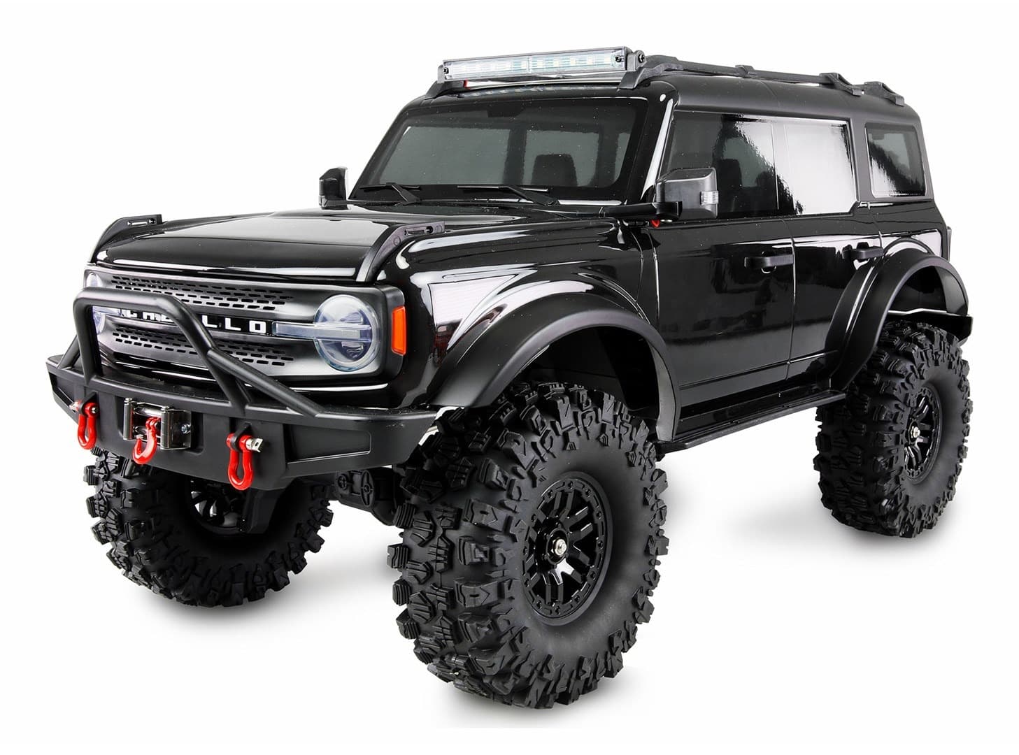 Samochód zdalnie sterowany Amewi AMXRock Caballo Crawler 4WD 1:10 ARTR, czarno-metaliczny