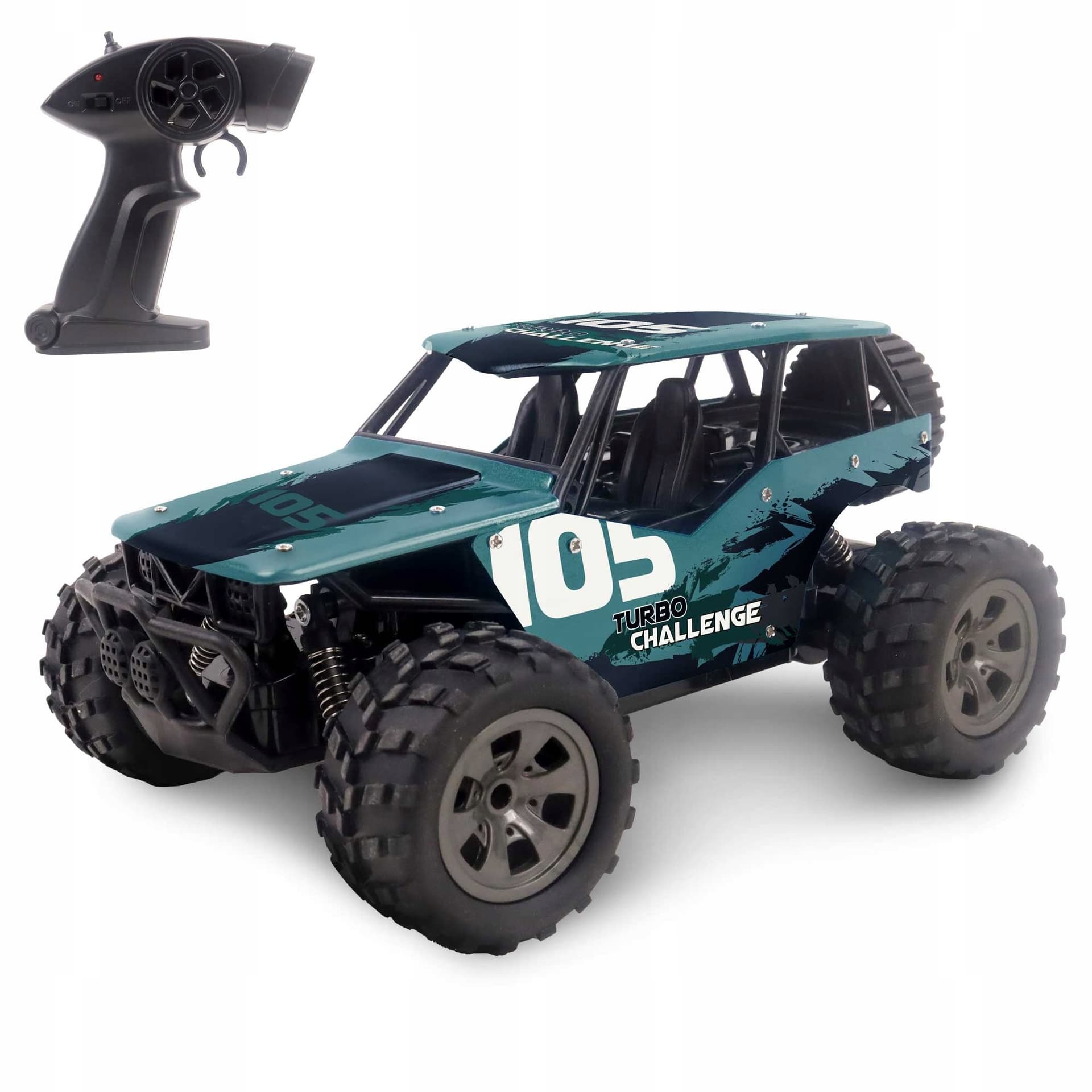 Samochód zdalnie sterowany Wild Racer Turbo Challenge skala 1:18