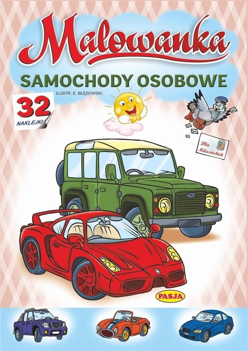 Samochody Osobowe Kolorowanka dla Dzieci