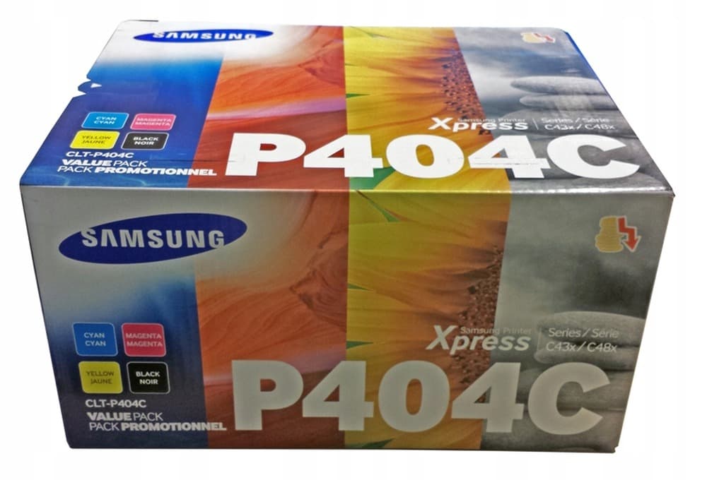 Zestaw tonerów Samsung czarny błękitny purpurowy żółty