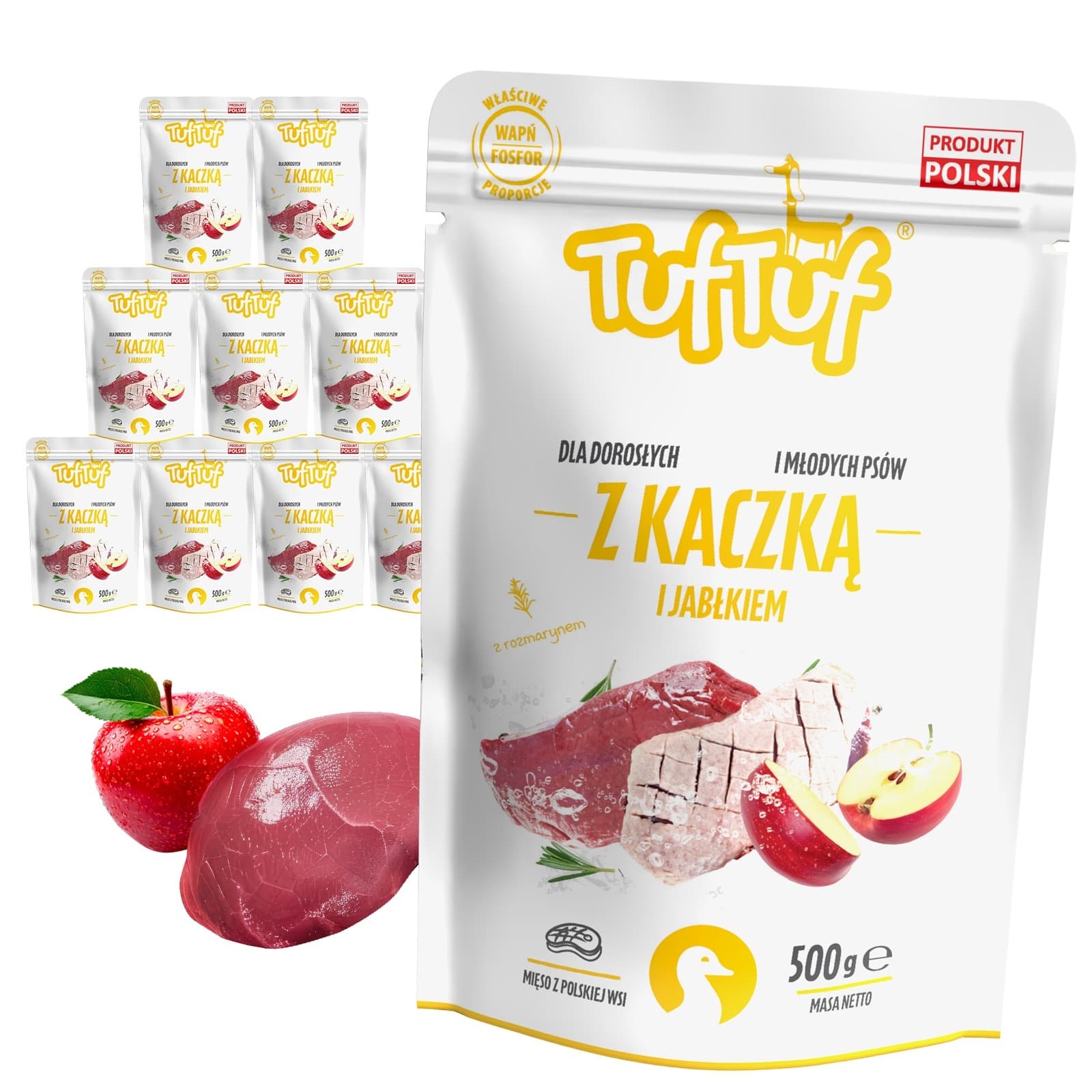 Saszetka mielonka z kaczką dla psa 500g