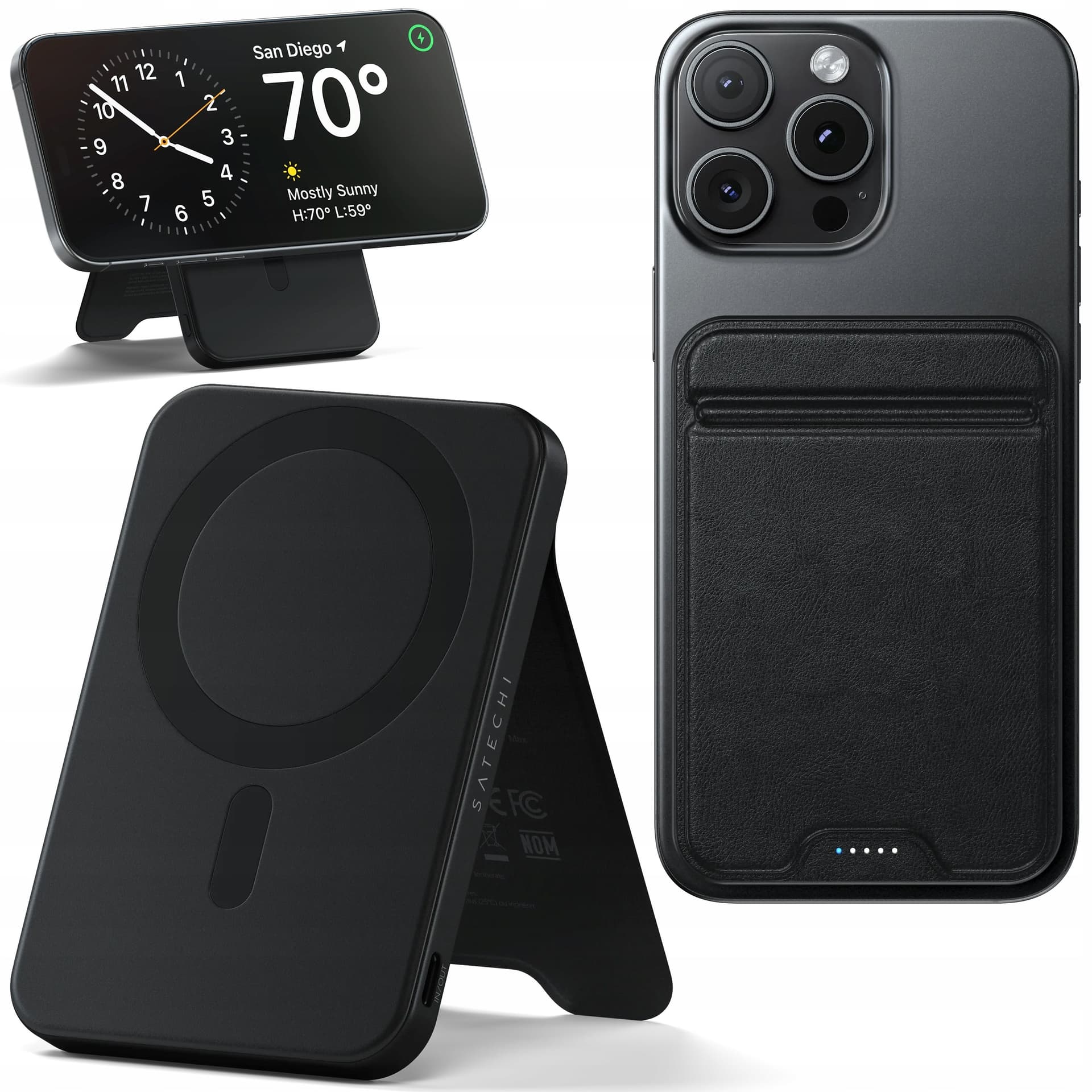 Satechi OntheGo Powerbank 5000 mAh - magnetyczny powerbank z podstawką