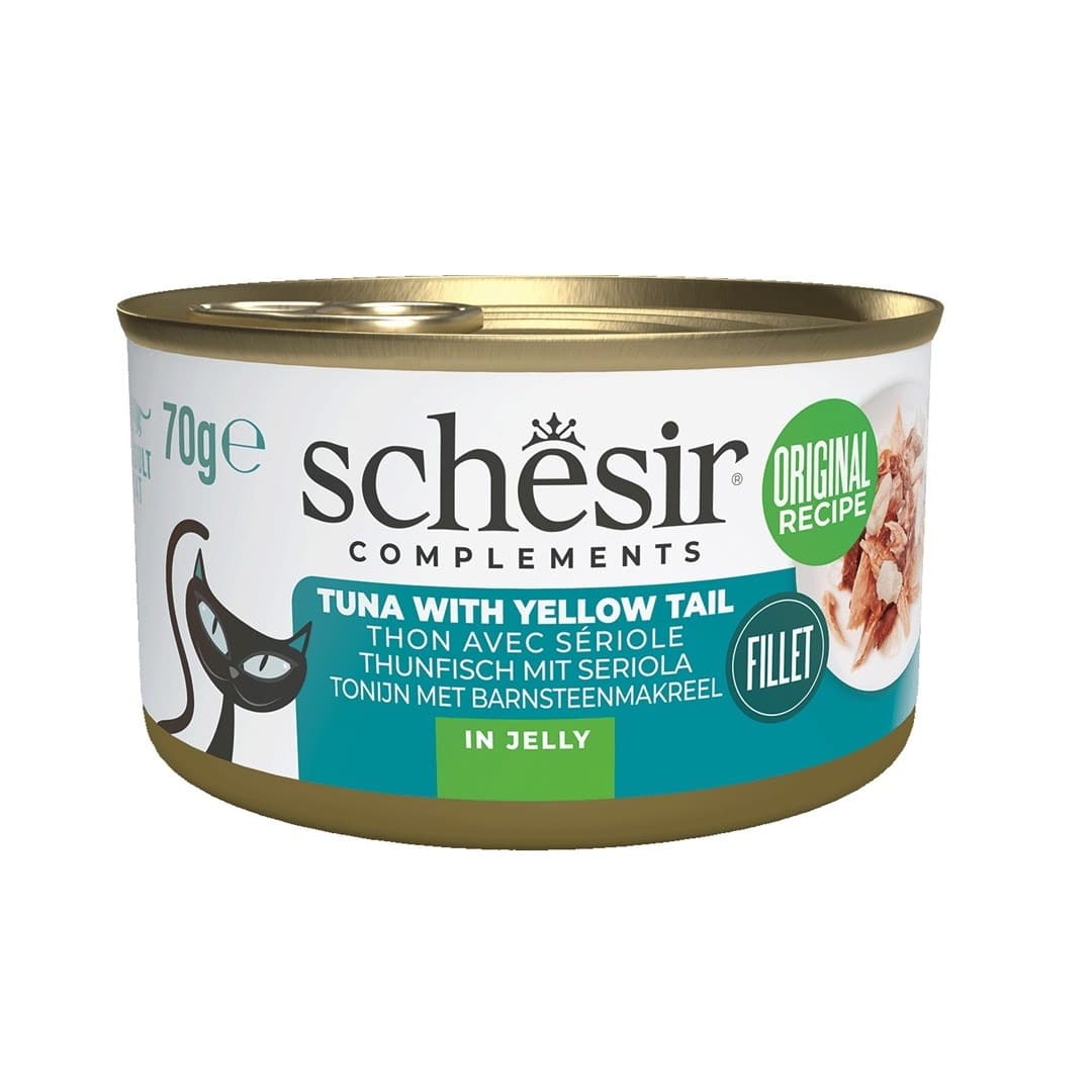 Schesir Adult dla kota Tuńczyk z żółtymi płetwami 70g