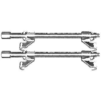 Ściągacz do sprężyn samochodowych 380 mm 2 sztuki