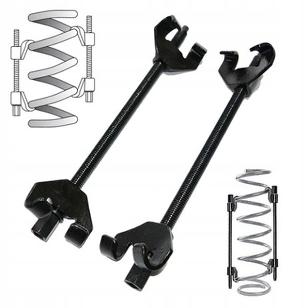 Ściągacz do sprężyn amortyzatorów 280 mm 2 szt.