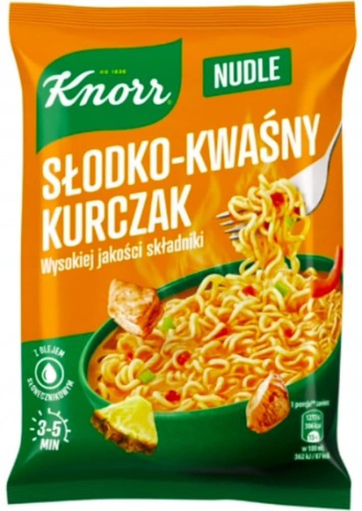 KNORR Nudle Kurczak Słodko-kwaśny 65g