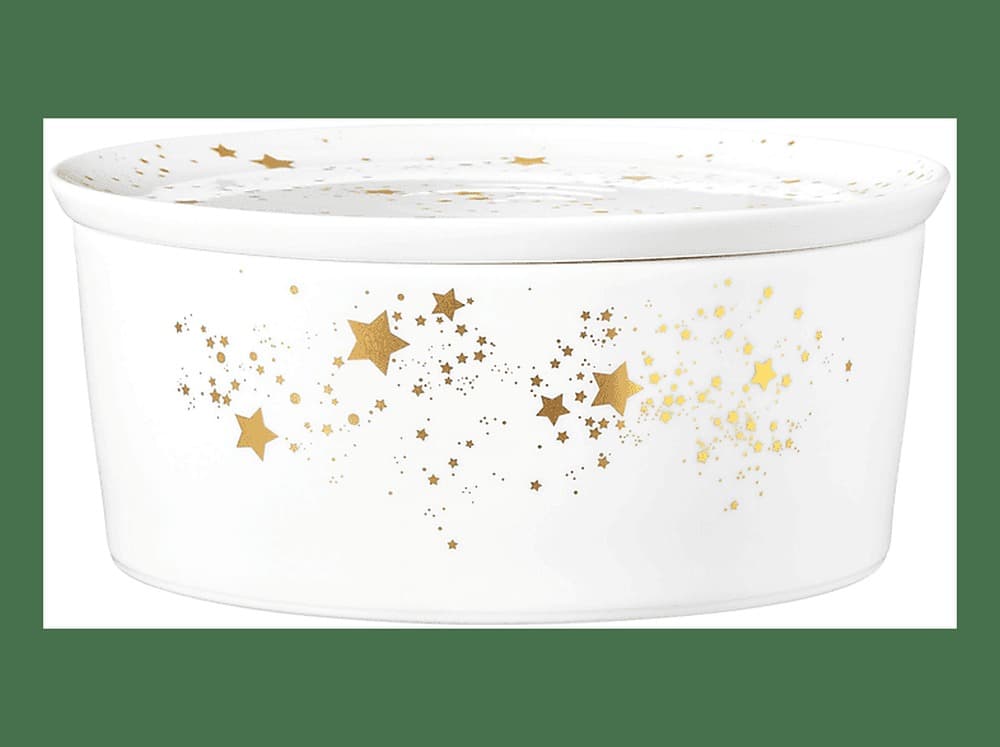 SELTMANN LIBERTY GOLDEN STARS Miska z pokrywką 21x9 cm