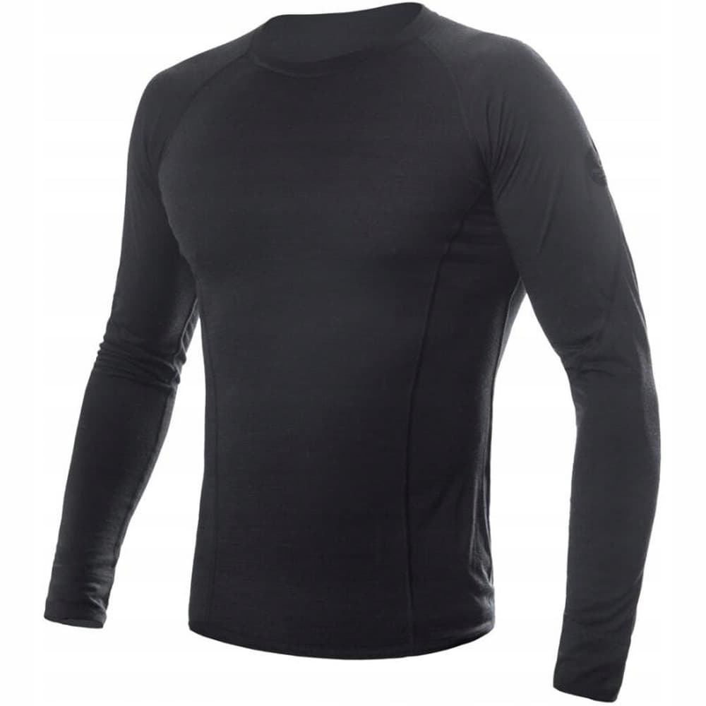 Sensor Merino Air Tee LS - czarna bluza termoaktywna