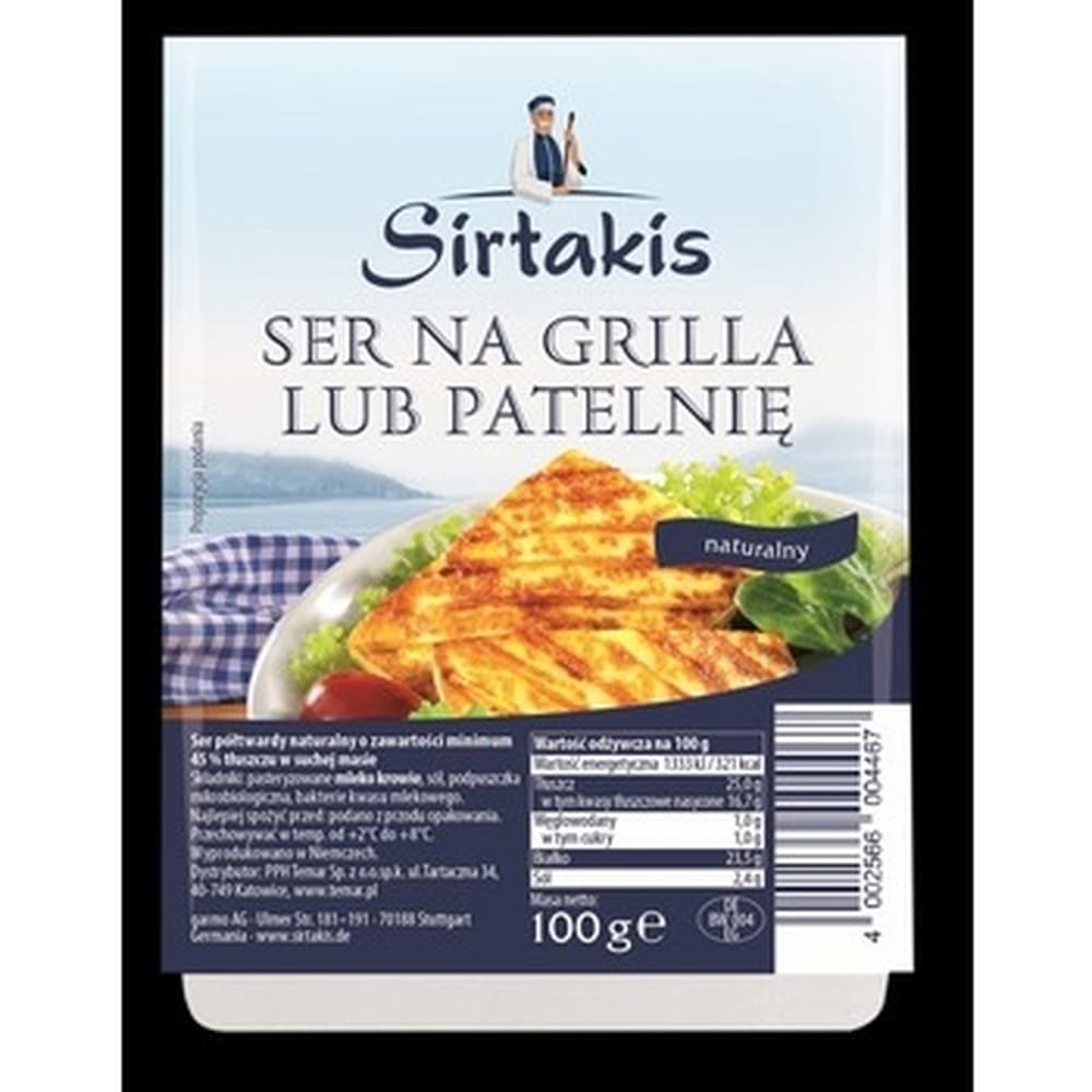 Ser do grilla Sirtakis naturalny 100g