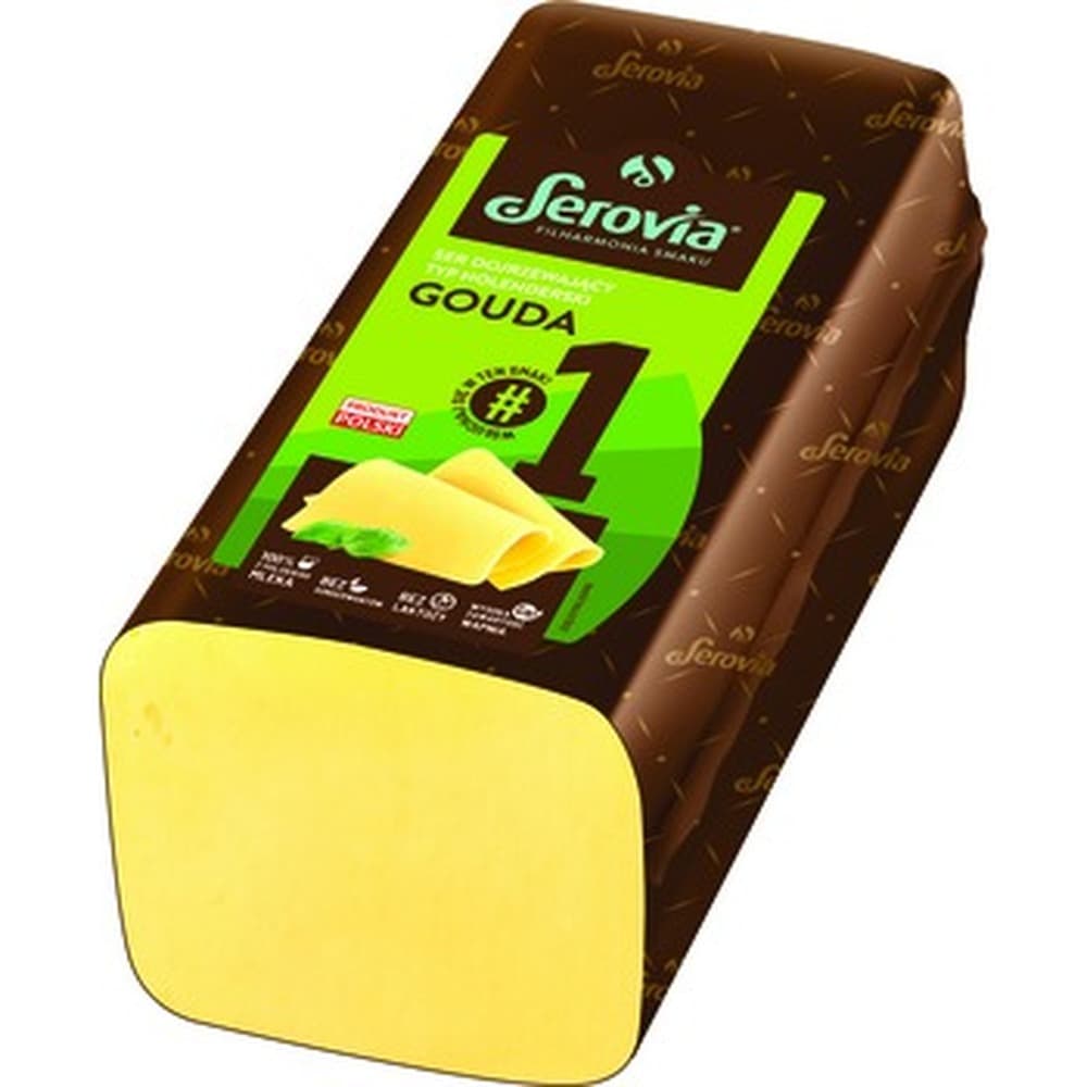 Ser Serovia #1 Gouda dojrzewający typ holenderski, tłusty blok ok. 3 kg