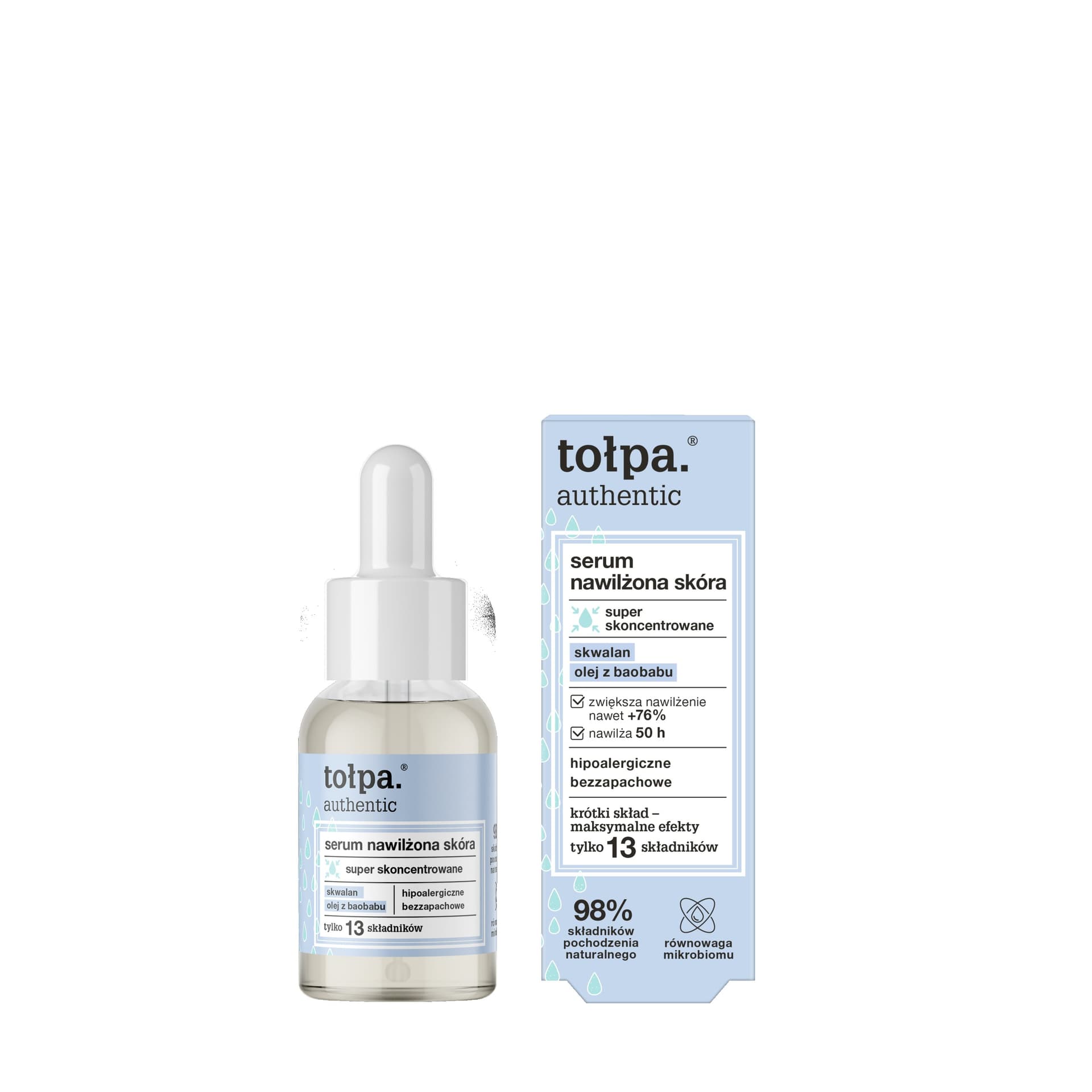 Tołpa Authentic Serum Nawilżające, 30 ml