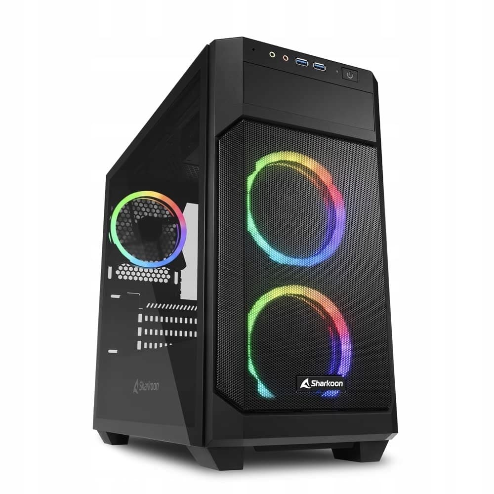 Sharkoon V1000 RGB Obudowa Micro Tower Czarna