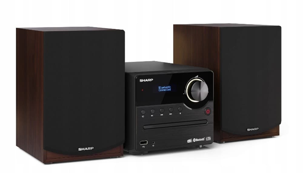 Sharp XL-B517D system audio do domu 45 W brązowy