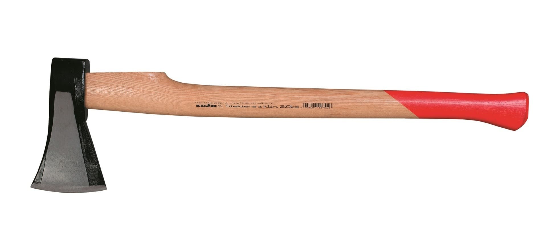 Siekiera z drewnianym trzonem do łupania drewna 2.0 kg 650 mm