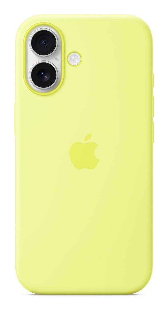 Silikonowe etui Neon Yellow do Apple iPhone 17 z MagSafe