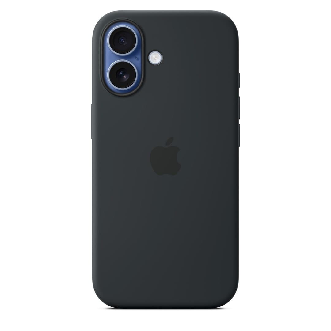 Apple iPhone 17 Czarne Silikonowe Etui Ochronne