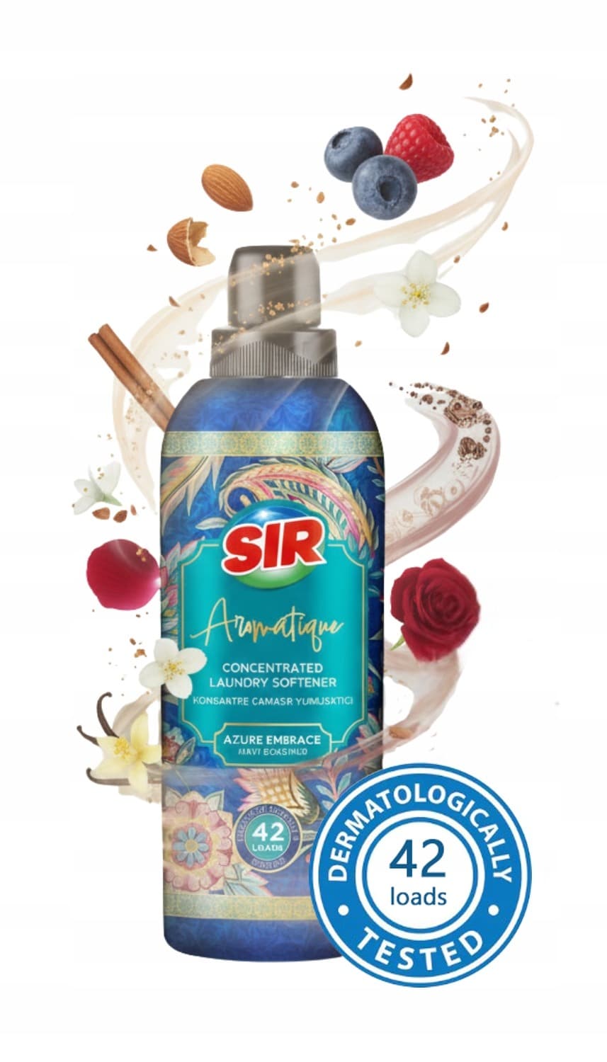 SIR Płyn do Płukania Tkanin Azure Embrace 750ML 42 Prania