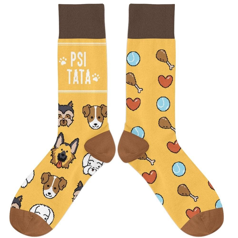 Skarpetki męskie Psi Tata rozmiar 42-46