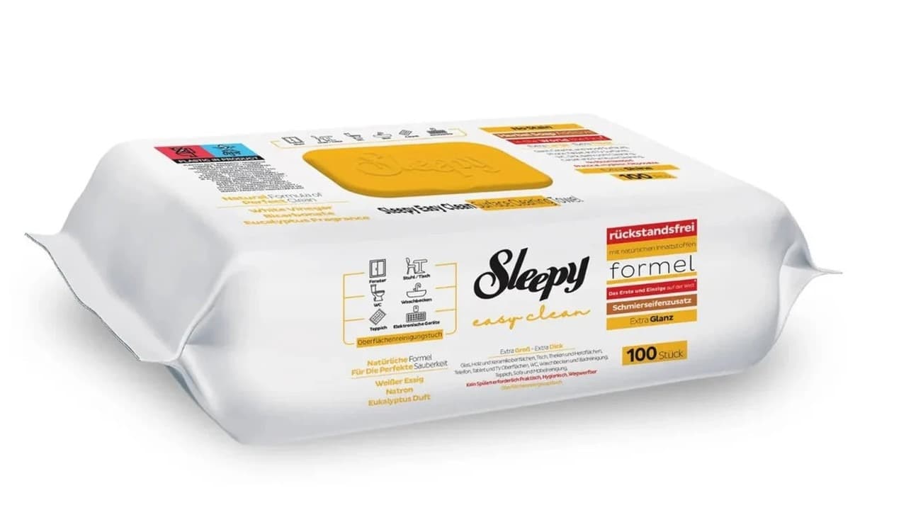 Sleepy Chusteczki Czyszczące Orange Easy Clean 50 sztuk
