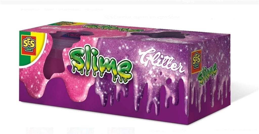 Masa plastyczna Slime Pearl Glitter - 2 x 120 g