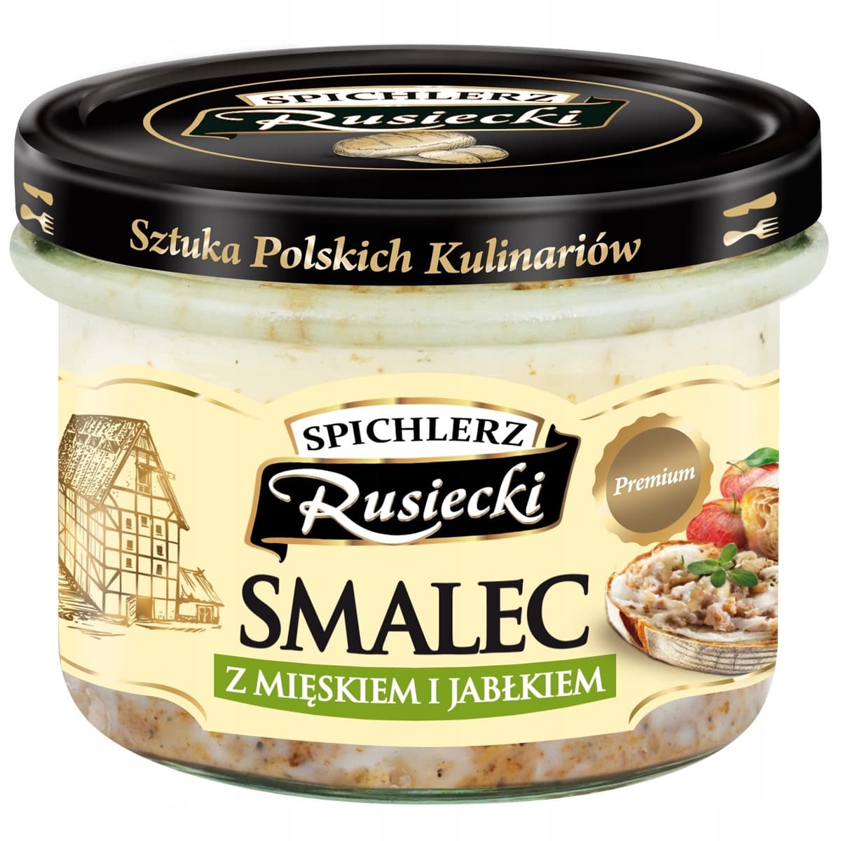 Spichlerz Rusiecki Smalec z mięskiem i jabłkiem 160g