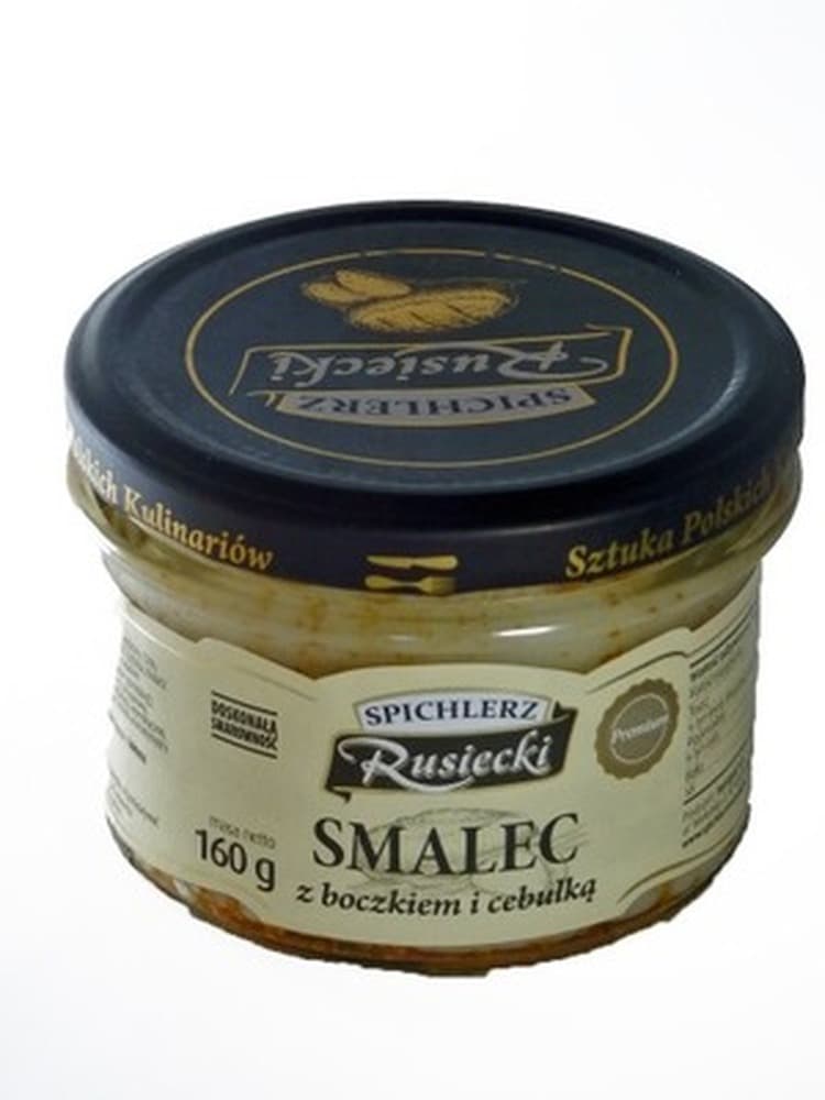 Spichlerz Rusiecki Smalec z mięskiem i cebulką 160g