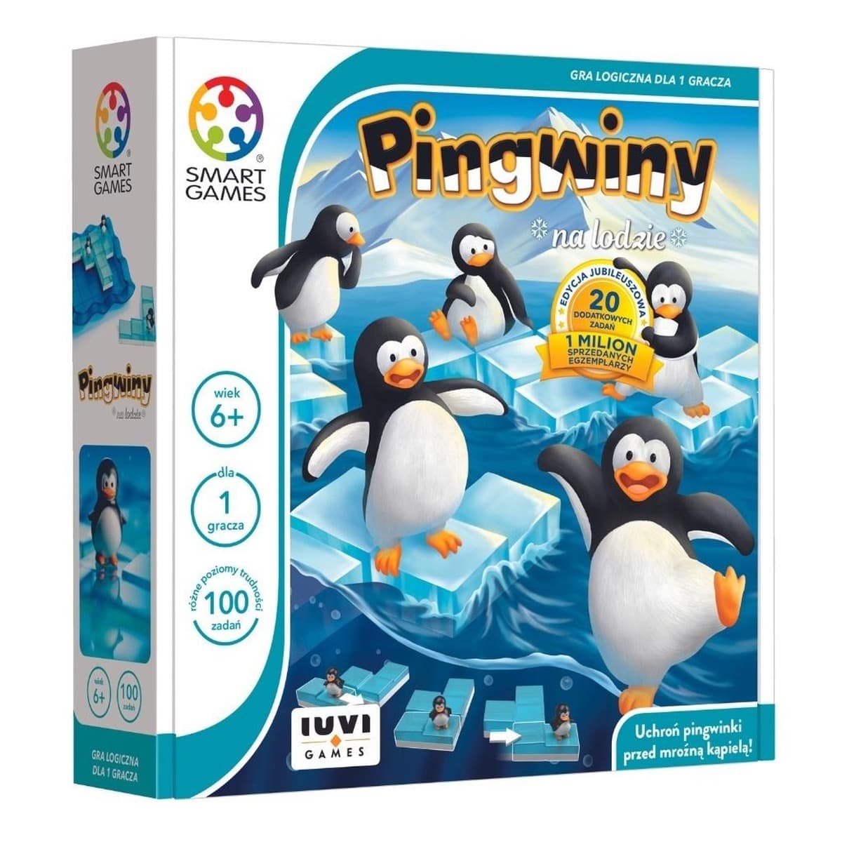 Smart Games Pingwiny na Lodzie Gra Logiczna IUVI Games